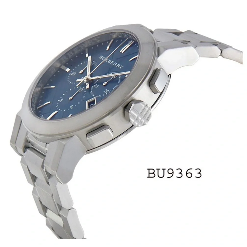 Burberry Silver Watch - The City Blue - Picture 10 of 16